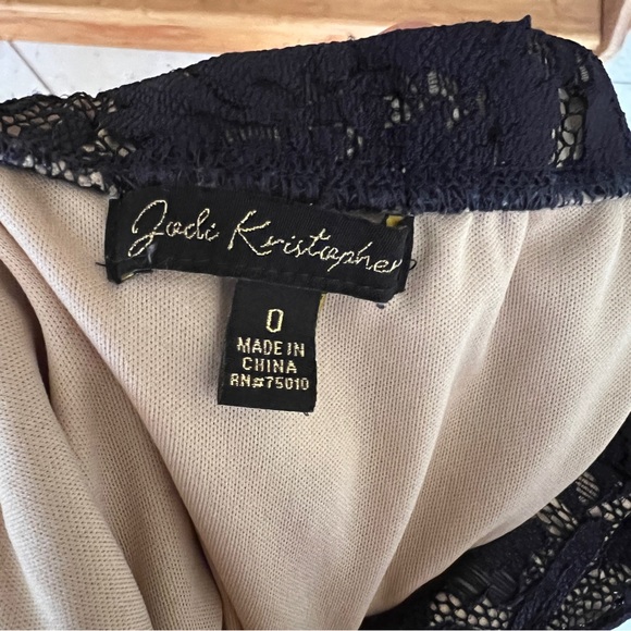 Jodi Kristopher Preowned Off the Shoulder High Low Dress - Picture 3 of 5